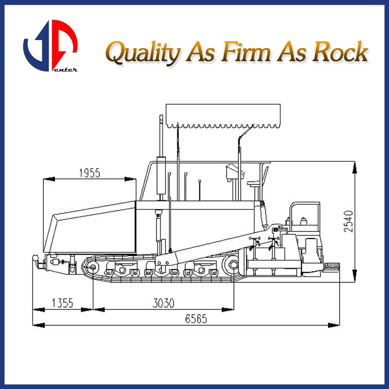 JAP70B Asphaltbelag Boden Stabilisierter Zement und Kalkbasismaterial oder Asphaltbeton.