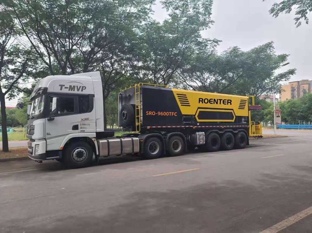 SRO-9600TFC Trailer-Typ Intelligenter Mikro-Flächenbelag, Schlammdichtungsbelag für Asphaltstraßenwartung