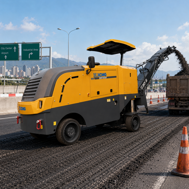 XM1005H Kaltfräsmaschine 1m Breite Asphaltstraßenfräsmaschine für die Straßenwartung