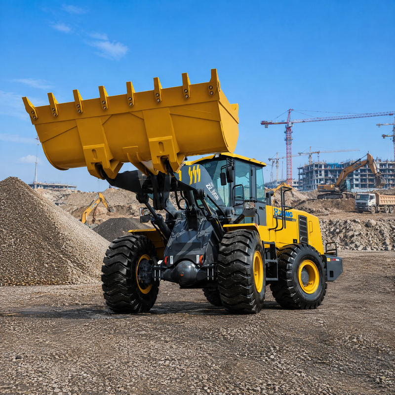 XCMG ZL50GN 5-Ton-Frontlader mit 3,2 m³ Schaufel, Schwerlast-Baulader